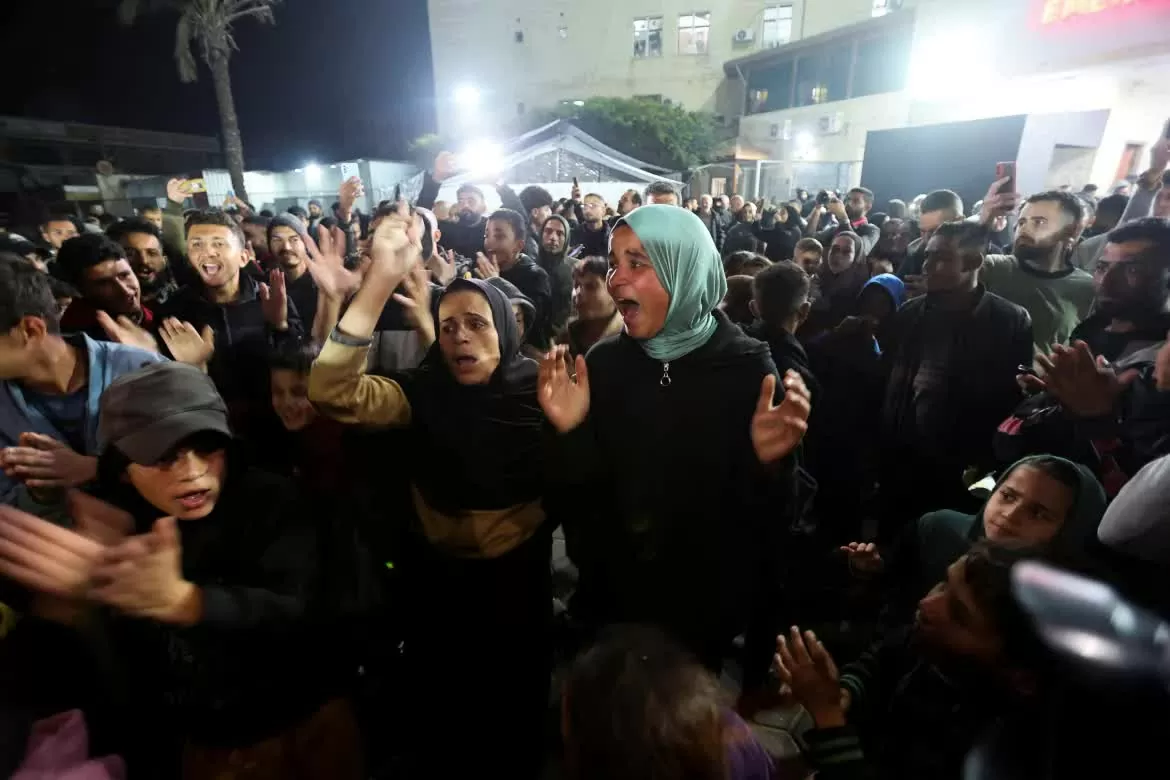 Niềm hân hoan của hàng nghìn người trên khắp Dải Gaza sau thoả thuận ngừng bắn