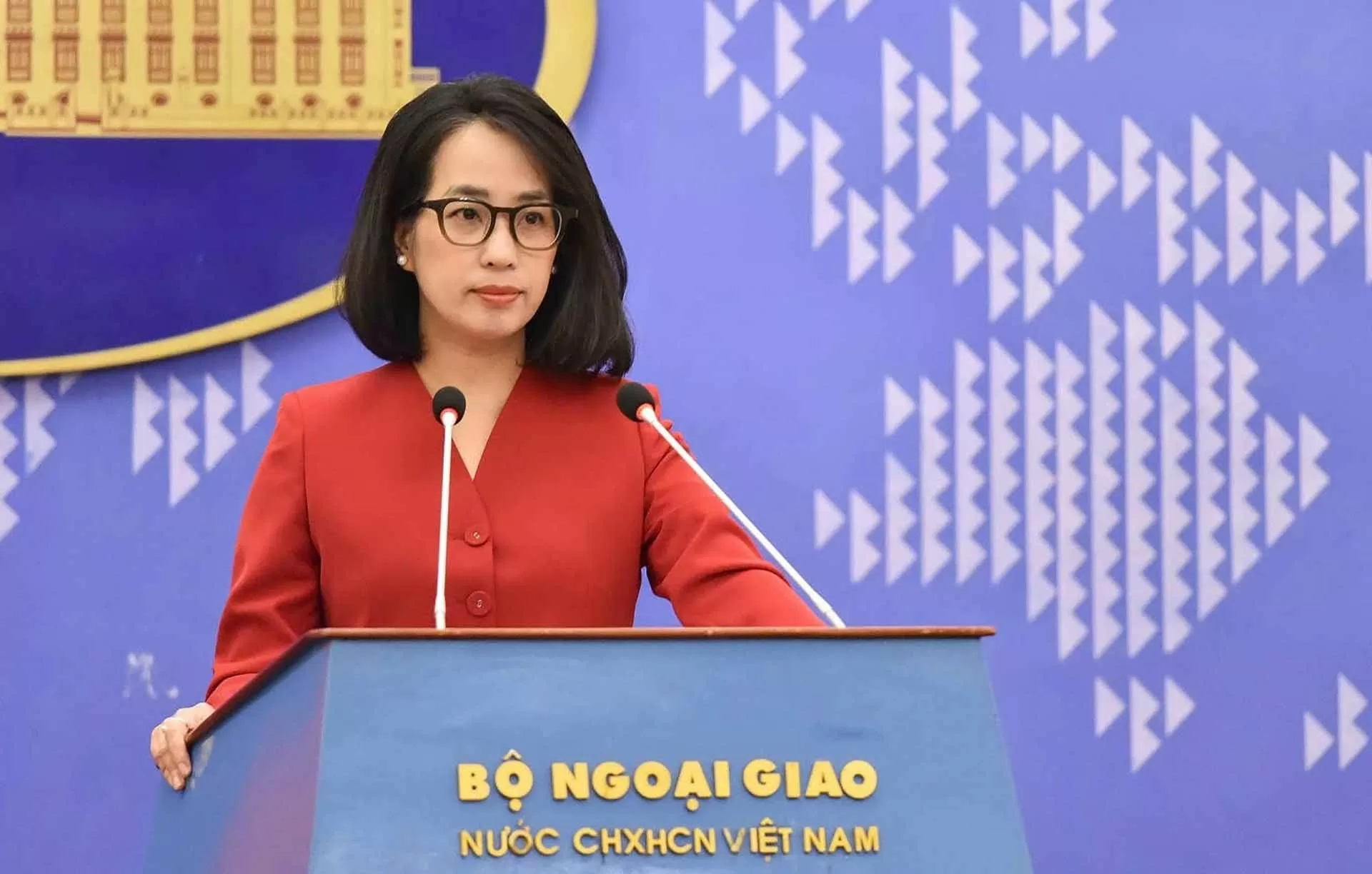 Người phát ngôn Bộ Ngoại giao Việt Nam Phạm Thu Hằng.