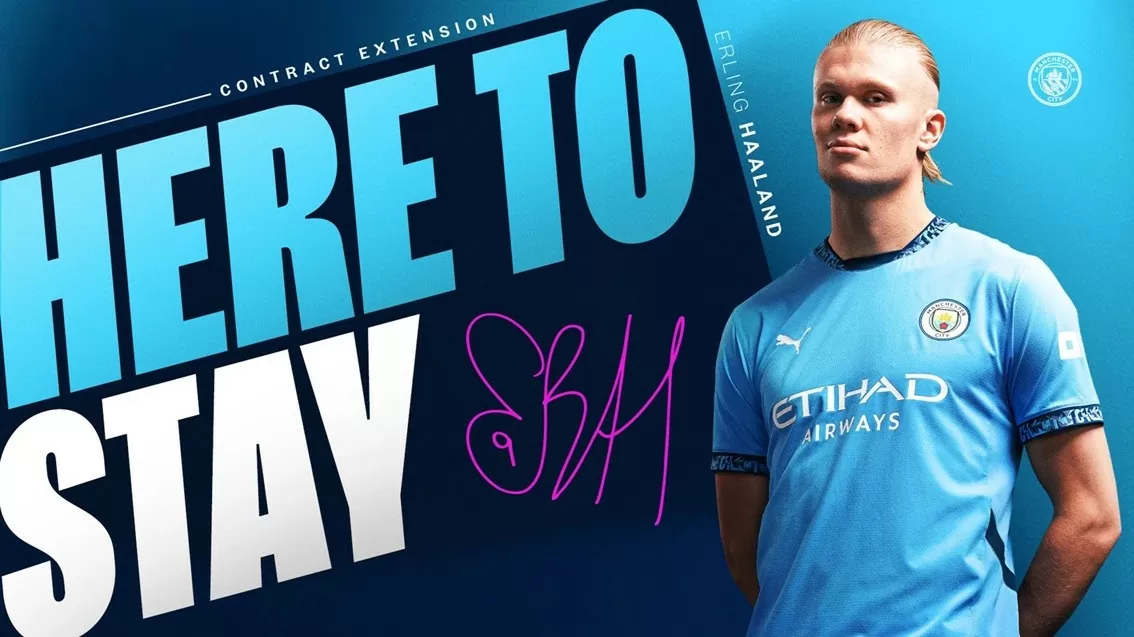 CHÍNH THỨC! Haaland ký hợp đồng gây sốc với Man City CHÍNH THỨC! Haaland ký hợp đồng gây sốc với Man City
