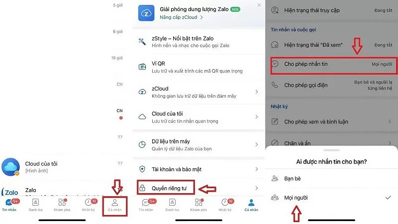 Khắc phục lỗi Zalo bị chặn nhắn tin với người lạ cực đơn giản Khắc phục lỗi Zalo bị chặn nhắn tin với người lạ cực đơn giản