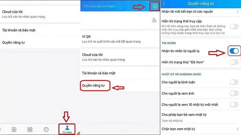 Khắc phục lỗi Zalo bị chặn nhắn tin với người lạ cực đơn giản Khắc phục lỗi Zalo bị chặn nhắn tin với người lạ cực đơn giản
