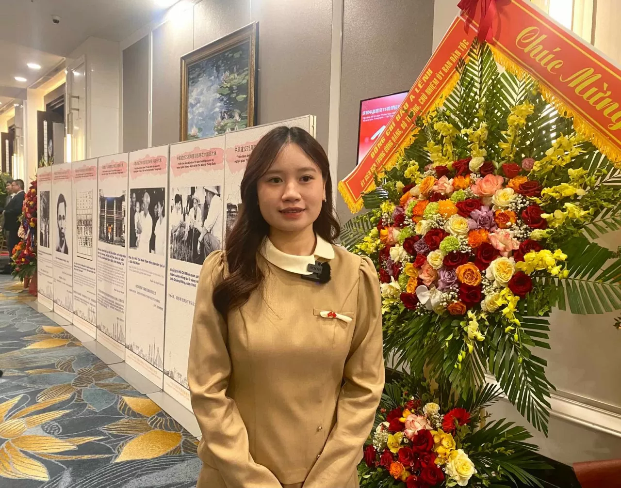 Chị Bùi Ngọc Hà, du học sinh Việt Nam tại Đại học Thanh Hoa (Trung Quốc). (Ảnh: Ngọc Anh) Chị Bùi Ngọc Hà, du học sinh Việt Nam tại Đại học Thanh Hoa (Trung Quốc). (Ảnh: Ngọc Anh)