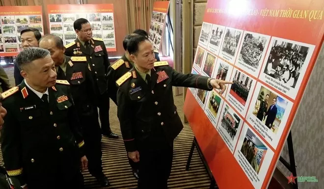 Gặp mặt cựu học viên quân sự Lào từng gắn bó với Việt Nam