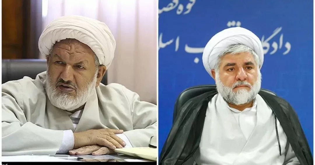 Thẩm phán Ali Razini (trái) và thẩm phán Mohammad Moghiseh. Ảnh: Iranwire Thẩm phán Ali Razini (trái) và thẩm phán Mohammad Moghiseh. Ảnh: Iranwire