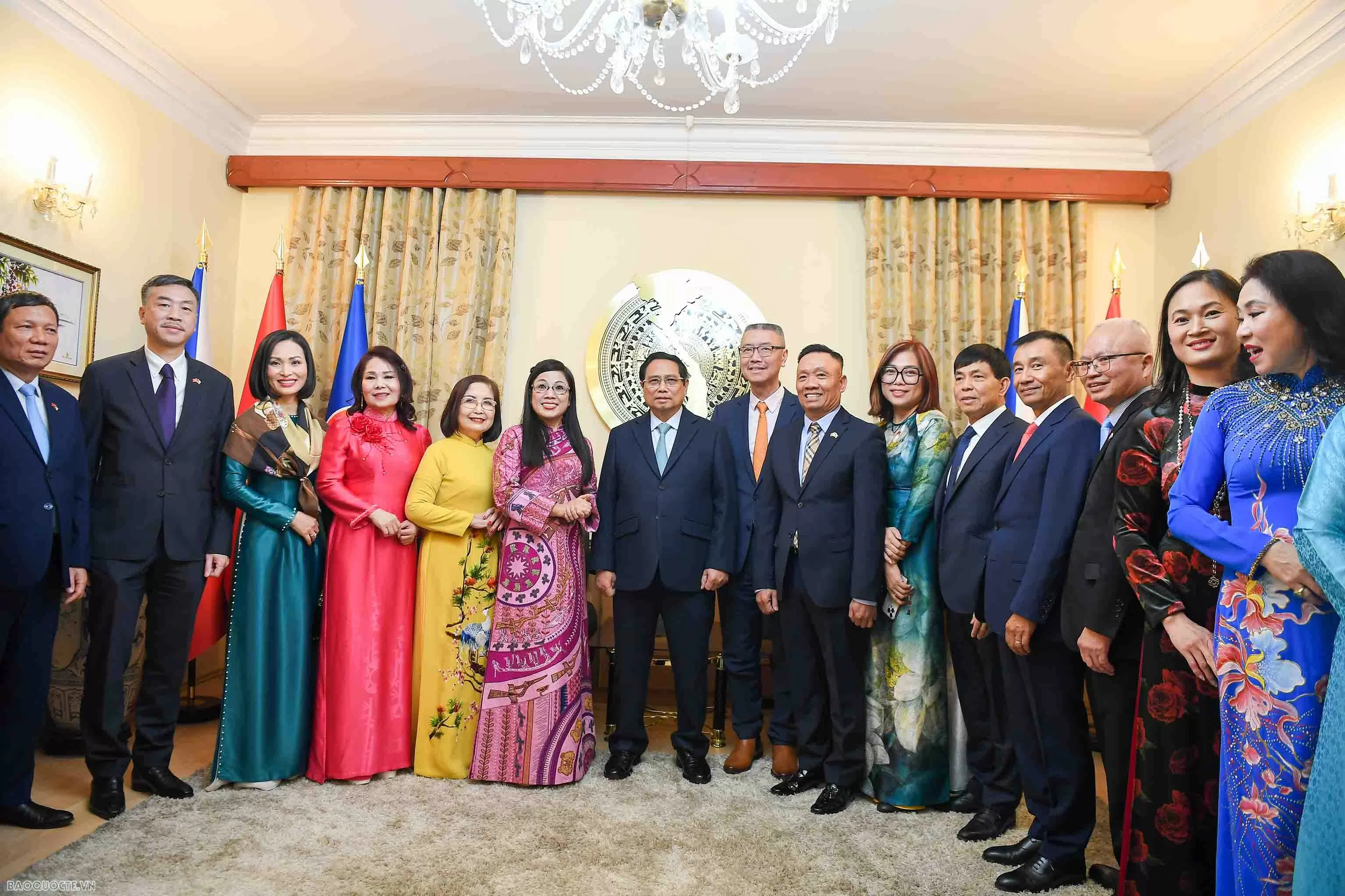 Thủ tướng Phạm Minh Chính và Phu nhân gặp gỡ bà con kiều bào Việt Nam tại Czech