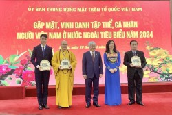 Mặt trận Tổ quốc vinh danh tập thể, cá nhân kiều bào tiêu biểu năm 2024
