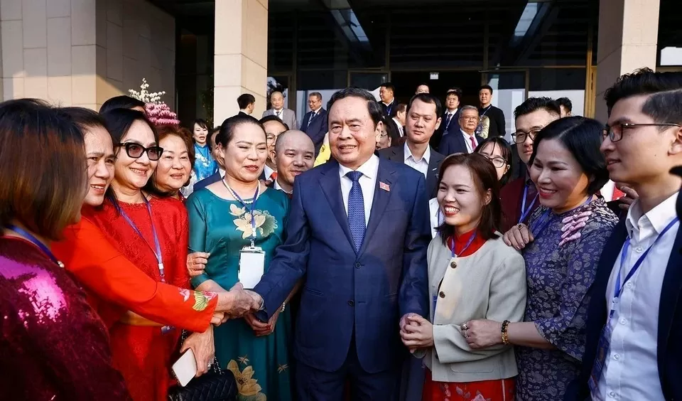 Chủ tịch Quốc hội gặp mặt đại diện kiều bào dự chương trình Xuân Quê hương 2025