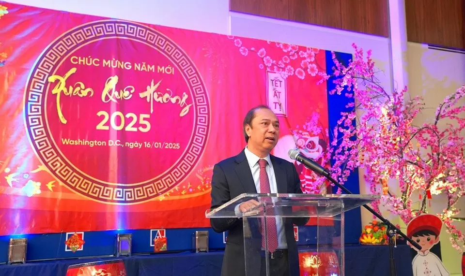 Đại sứ quán Việt Nam tại Hoa Kỳ tổ chức Tết cộng đồng Xuân Quê hương 2025 Đại sứ quán Việt Nam tại Hoa Kỳ tổ chức Tết cộng đồng Xuân Quê hương 2025