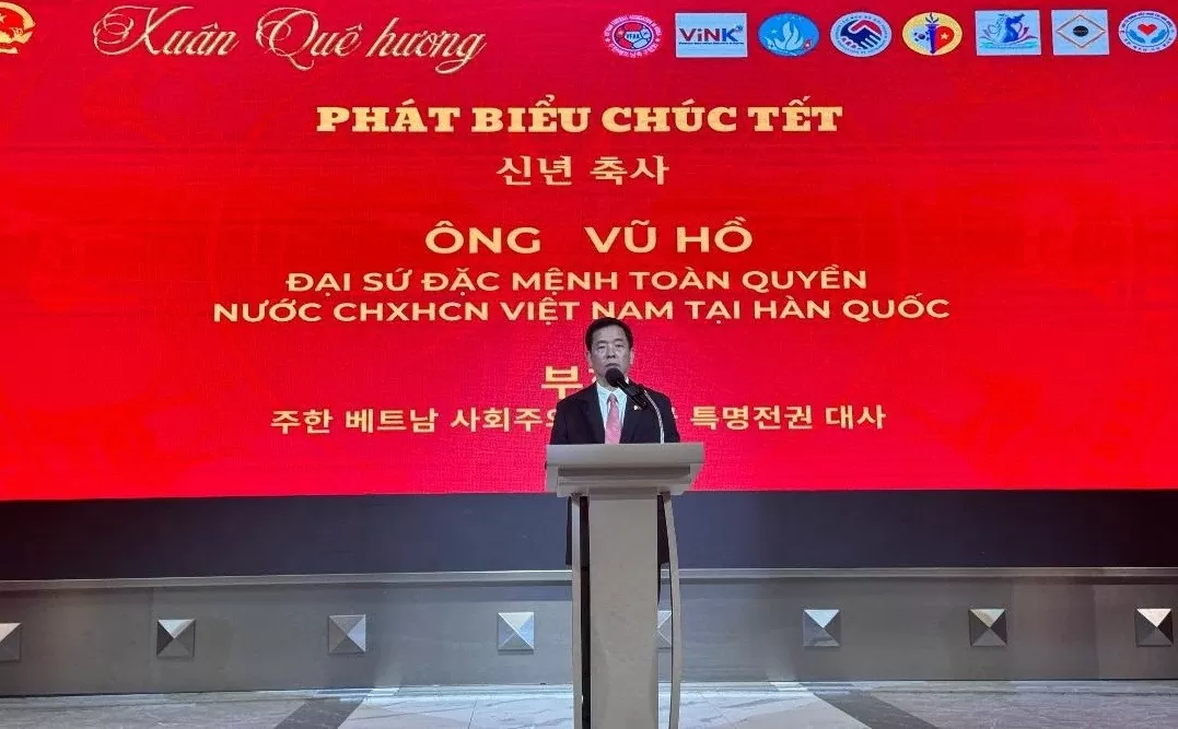 Đại sứ quán Việt Nam tại Hàn Quốc tổ chức long trọng chương trình Xuân Quê hương 2025 Đại sứ quán Việt Nam tại Hàn Quốc tổ chức long trọng chương trình Xuân Quê hương 2025