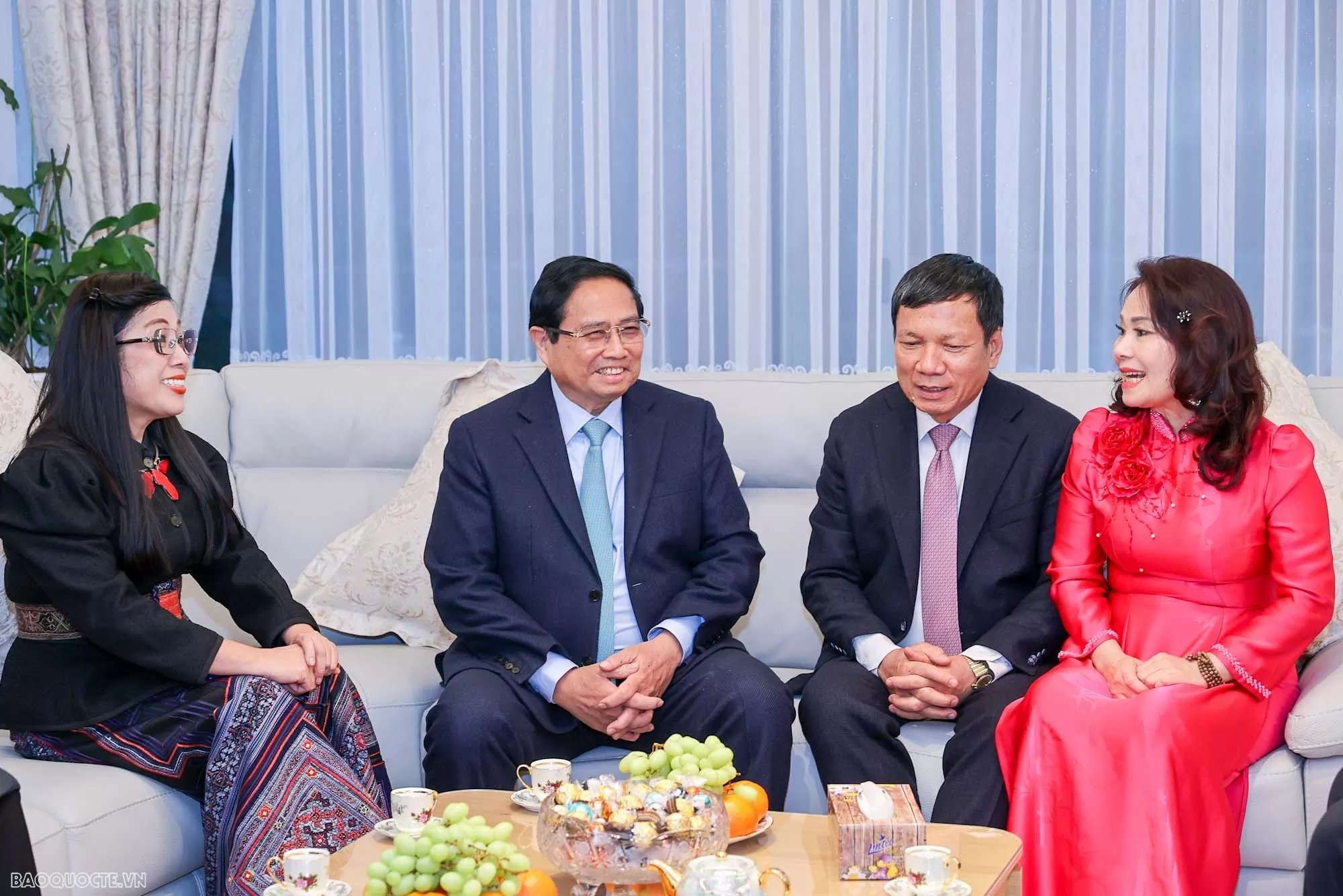 Thủ tướng Phạm Minh Chính và Phu nhân thăm gia đình Việt kiều tiêu biểu tại Czech