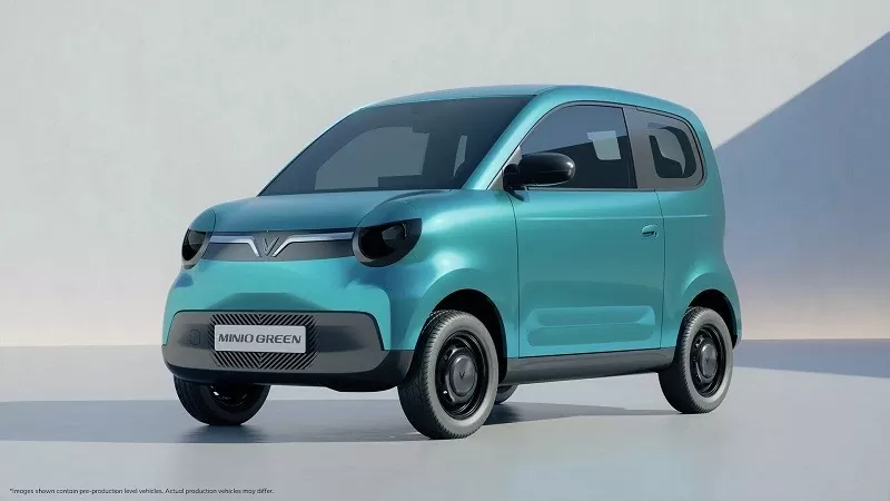 Xe điện Minio Green được hãng xe VinFast công bố vào tháng 1/2025.