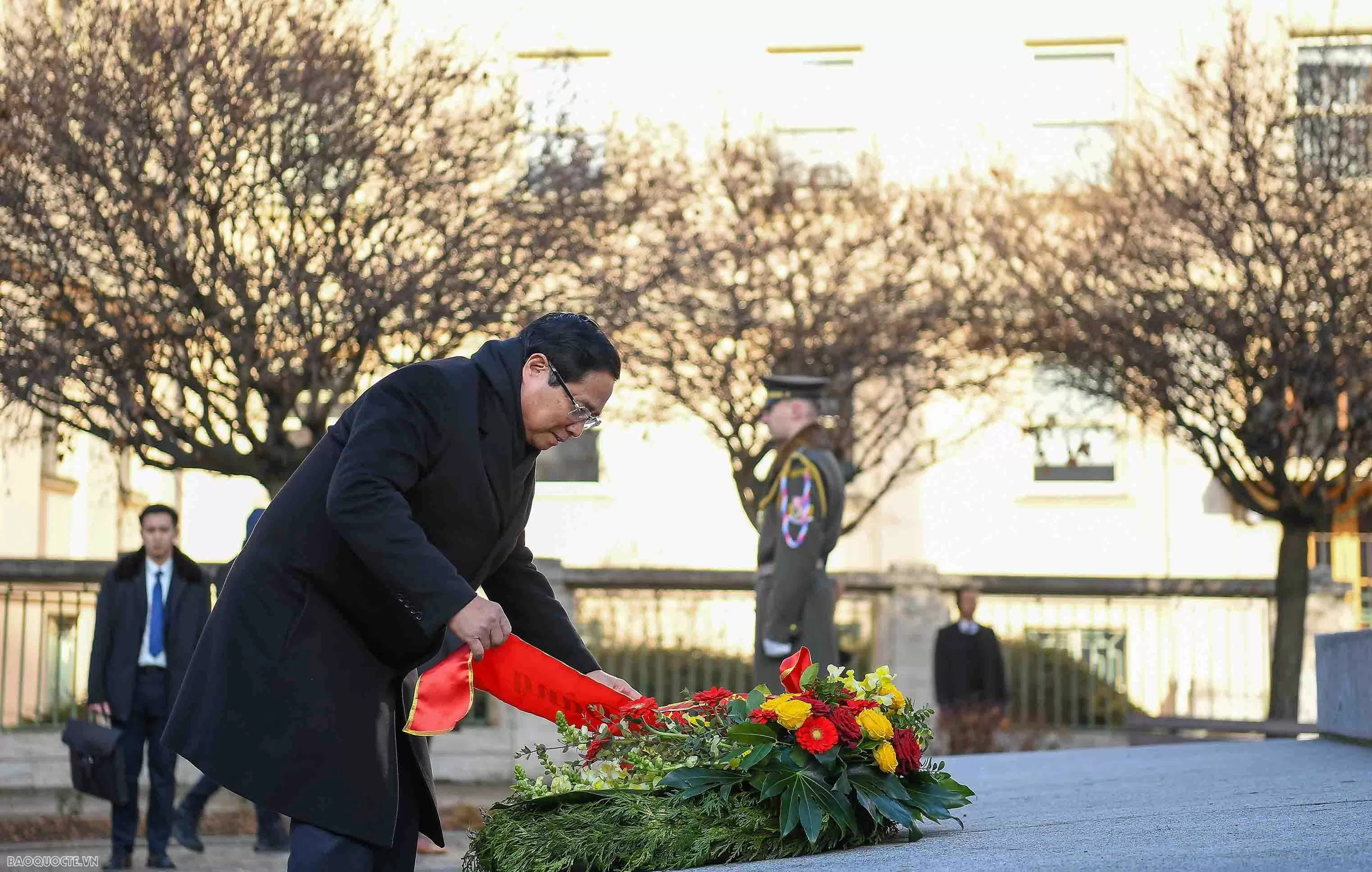 Lễ đón chính thức Thủ tướng Phạm Minh Chính thăm chính thức Czech