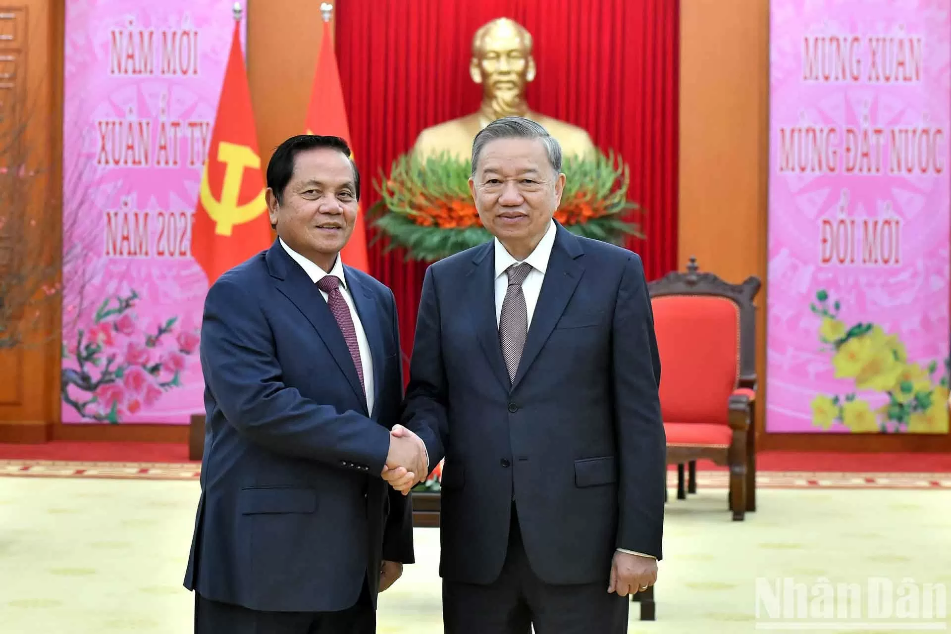 Tổng Bí thư Tô Lâm tiếp đoàn đại biểu cấp cao Đảng Nhân dân Campuchia Tổng Bí thư Tô Lâm tiếp đoàn đại biểu cấp cao Đảng Nhân dân Campuchia