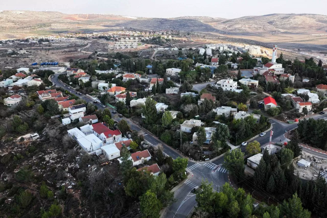 Khu tái định cư người Israel tại Bờ Tây. (Nguồn: Reuters) Khu tái định cư người Israel tại Bờ Tây. (Nguồn: Reuters)