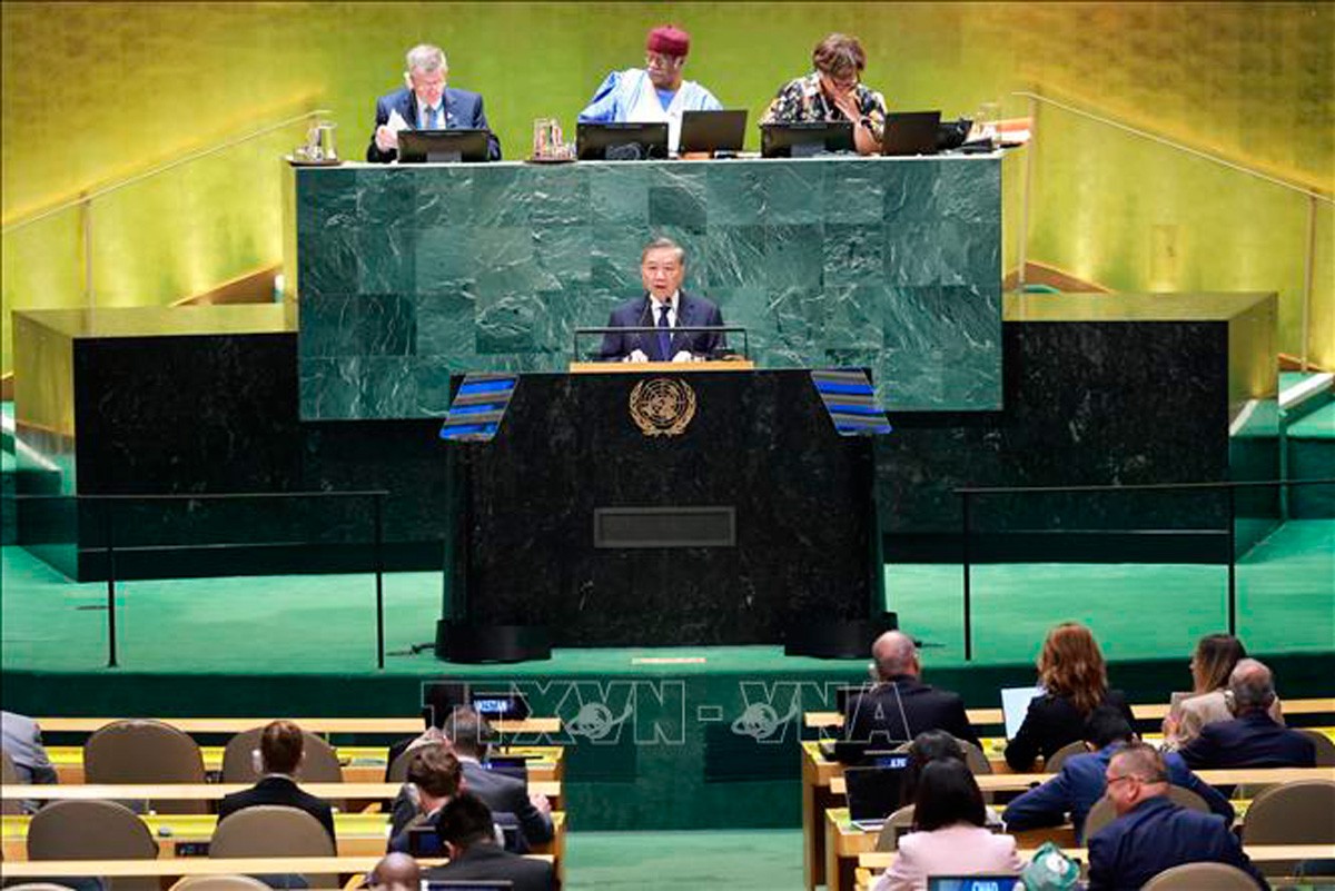 Tổng Thư ký Liên hợp quốc António Guterres phát biểu tại Hội nghị thượng đỉnh Tương lai