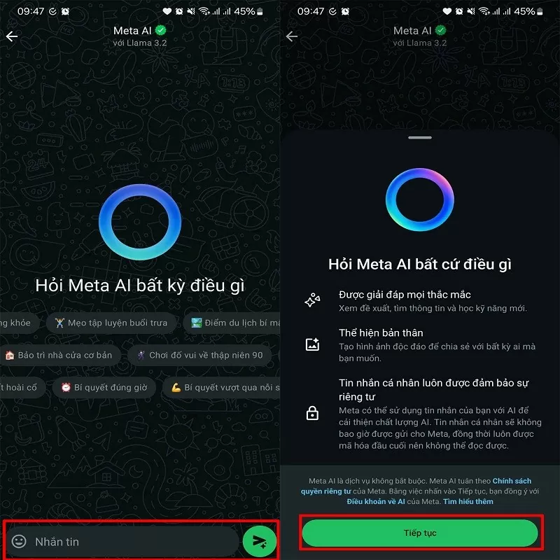 Cách sử dụng Meta AI trong WhatsApp tiện lợi mà bạn nên biết Cách sử dụng Meta AI trong WhatsApp tiện lợi mà bạn nên biết