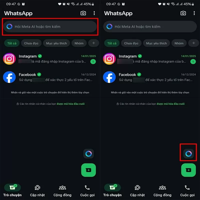 Cách sử dụng Meta AI trong WhatsApp tiện lợi mà bạn nên biết Cách sử dụng Meta AI trong WhatsApp tiện lợi mà bạn nên biết