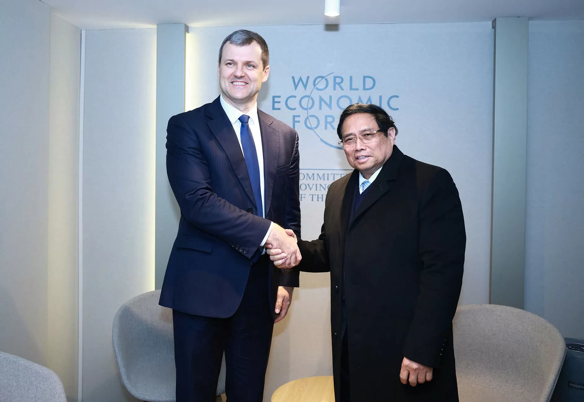 Thủ tướng Phạm Minh Chính gặp lãnh đạo các nước tham dự Hội nghị WEF Davos 2025