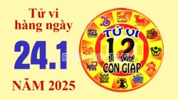 Tử vi hôm nay, xem tử vi 12 con giáp hôm nay ngày 24/1/2025: Tuổi Sửu chú ý đối nhân xử thế