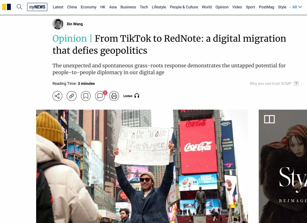 Từ TikTok đến RedNote: Cuộc 'di cư' văn hoá số vượt qua ranh giới địa chính trị