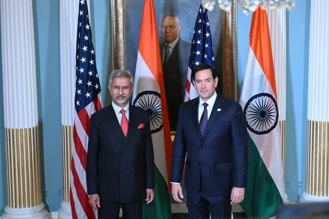 Ngoại trưởng Mỹ Marco Rubio gặp người đồng cấp Ấn Độ Subrahmanyam Jaishankar tại Washington, DC ngày 21/1. (Nguồn: AFP) Ngoại trưởng Mỹ Marco Rubio gặp người đồng cấp Ấn Độ Subrahmanyam Jaishankar tại Washington, DC ngày 21/1. (Nguồn: AFP)