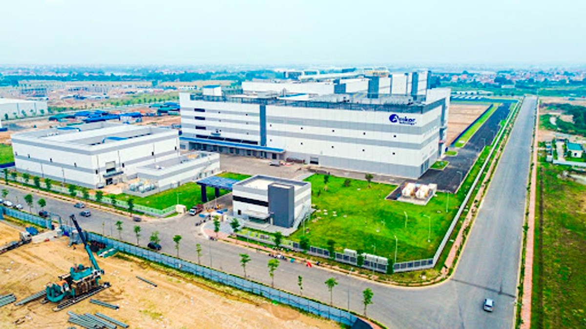 Nhà máy bán dẫn công nghệ cao Amkor Bắc Ninh.