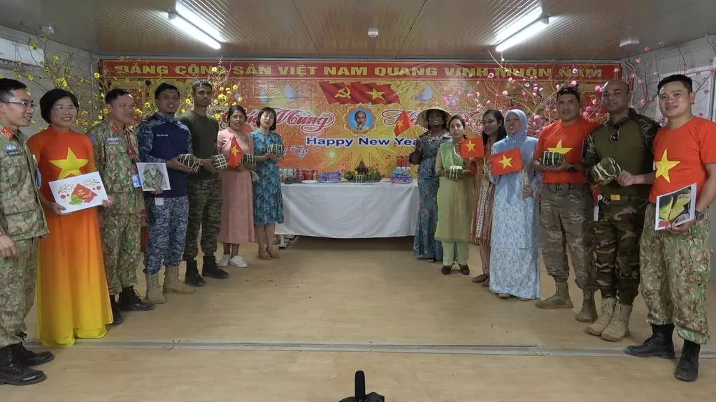 Công tác chuẩn bị đón Tết Nguyên đán của Đội Công binh Việt Nam Công tác chuẩn bị đón Tết Nguyên đán của Đội Công binh Việt Nam