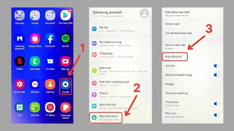 Cách hiển thị đồng hồ trên màn hình khóa Samsung không phải ai cũng biết Cách hiển thị đồng hồ trên màn hình khóa Samsung không phải ai cũng biết