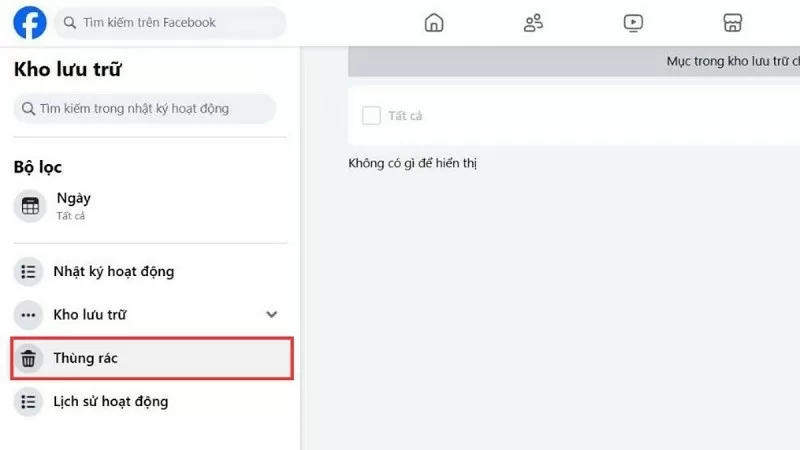 Khôi phục ảnh đã xóa trên Facebook với vài thao tác đơn giản Khôi phục ảnh đã xóa trên Facebook với vài thao tác đơn giản
