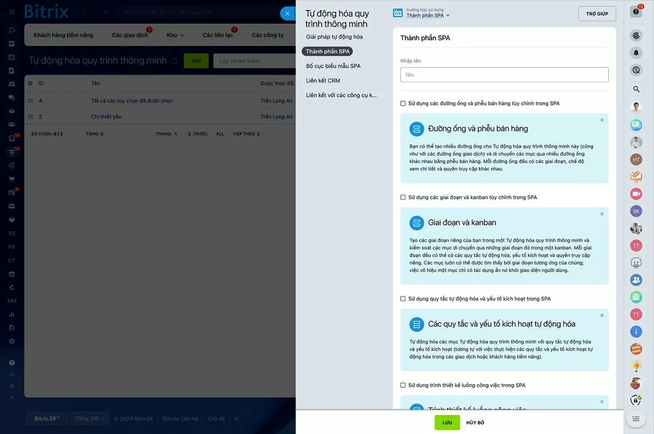 Tự động hóa quy trình trong Bitrix24 CRM: Tiết kiệm thời gian và tài nguyên Tự động hóa quy trình trong Bitrix24 CRM: Tiết kiệm thời gian và tài nguyên