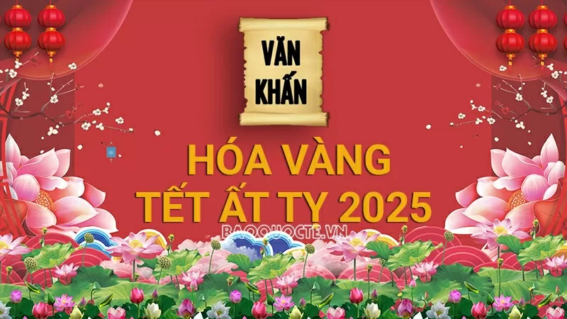 Bài văn khấn hóa vàng Tết Ất Tỵ 2025 chuẩn nhất