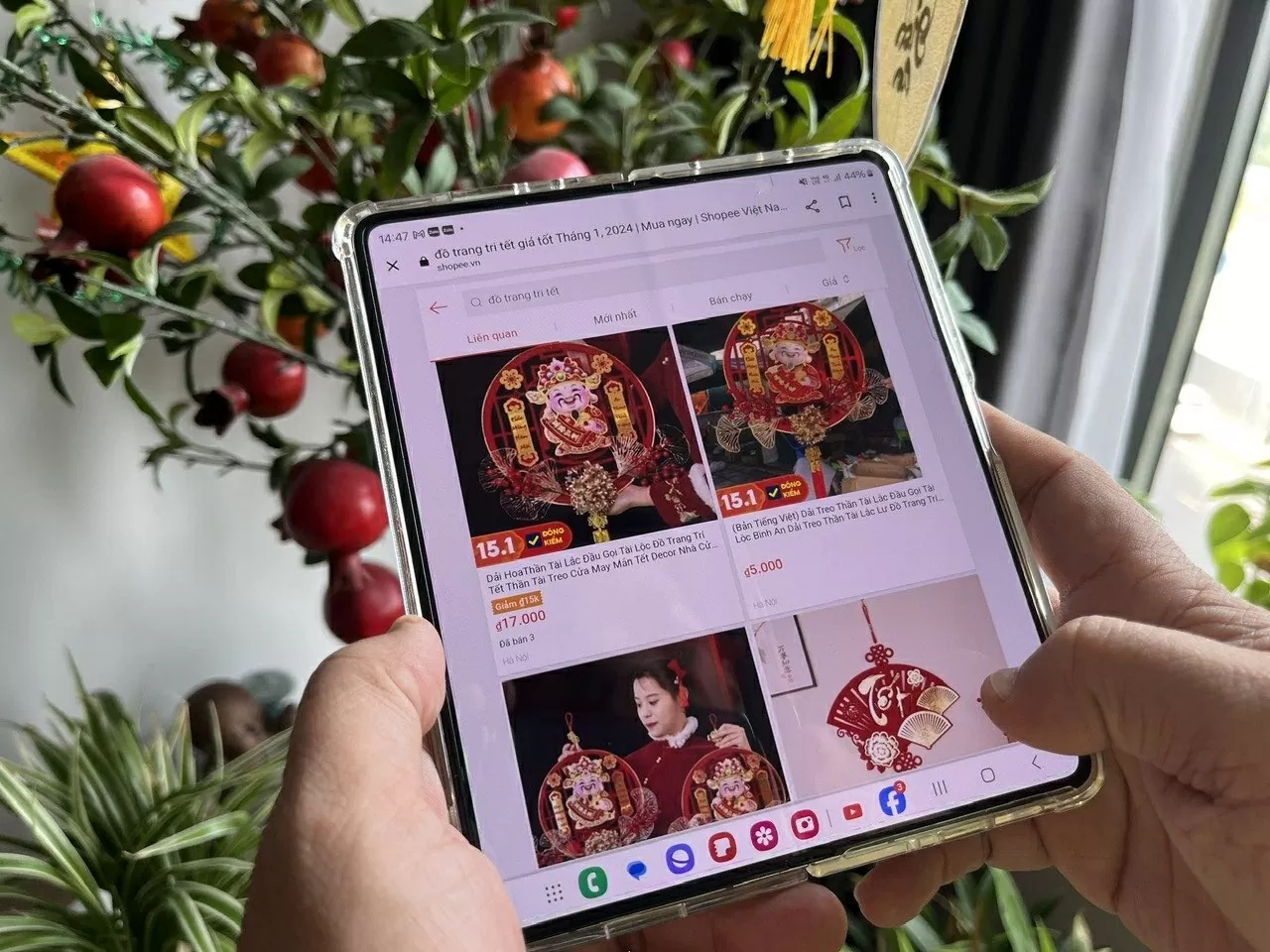 Rộn ràng sắm Tết trên các sàn thương mại điện tử Việt Rộn ràng sắm Tết trên các sàn thương mại điện tử Việt