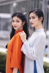 Á hậu Huỳnh Minh Kiên 'đọ sắc' cùng Hoa hậu Ý Nhi