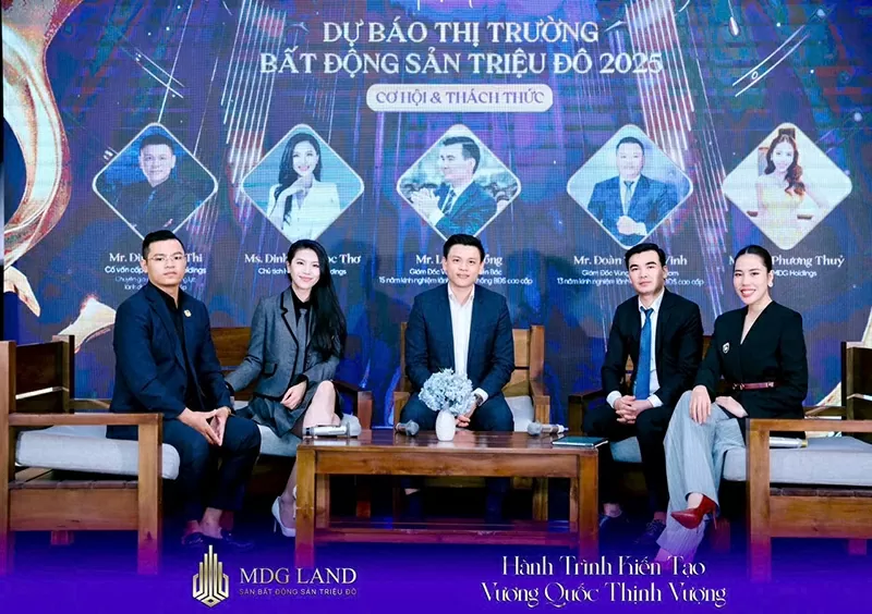 Hình ảnh doanh nhân Đinh Thị Ngọc Thơ trong chương trình “Dự án thị trường bất động sản triệu đô 2025”: Cơ hội và thách thức.