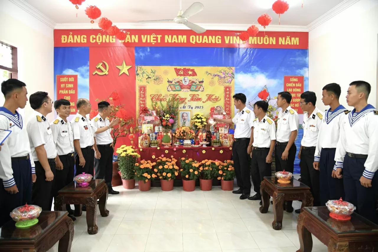 Bộ Tư lệnh Vùng 5 Hải quân: Sôi nổi Hội thi trang trí phòng đón Xuân Ất Tỵ 2025