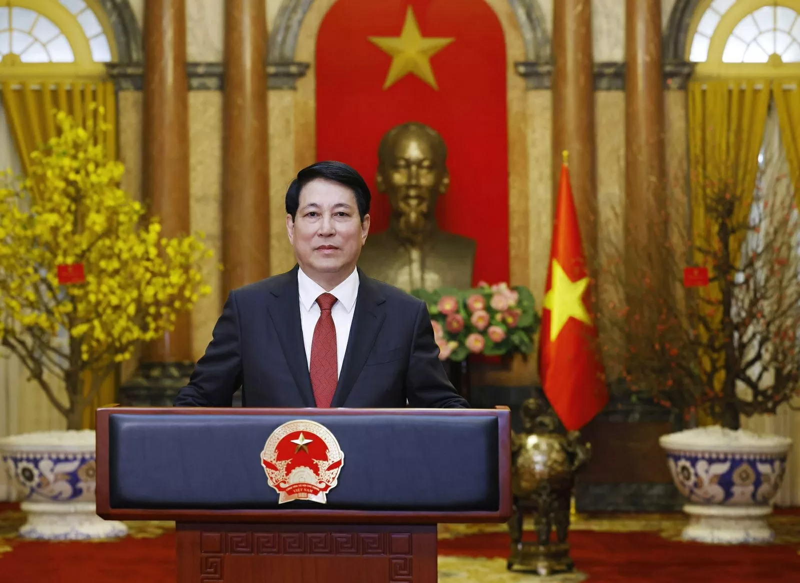 Thông điệp chúc Tết Ất Tỵ 2025 của Chủ tịch nước Lương Cường Thông điệp chúc Tết Ất Tỵ 2025 của Chủ tịch nước Lương Cường