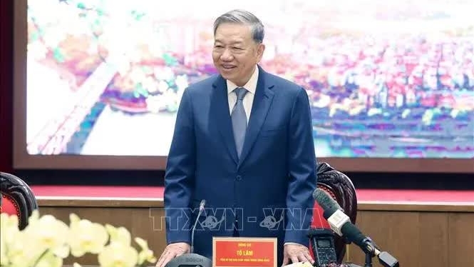 Tổng Bí thư Tô Lâm thăm, chúc Tết Đảng bộ, chính quyền, nhân dân Thủ đô Hà Nội