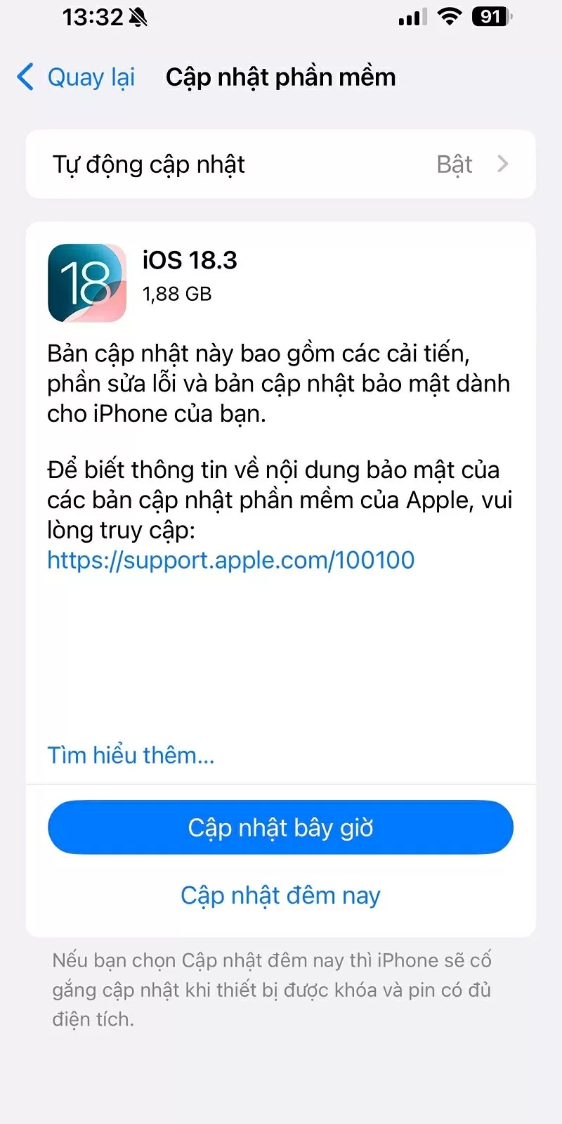 Bản cập nhật iOS 18.3 vá hơn 20 lỗ hổng bảo mật. Bản cập nhật iOS 18.3 vá hơn 20 lỗ hổng bảo mật.