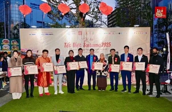 Lễ hội Tết Việt Saitama 2025: Dấu ấn khó phai thắm tình hữu nghị Lễ hội Tết Việt Saitama 2025: Dấu ấn khó phai thắm tình hữu nghị