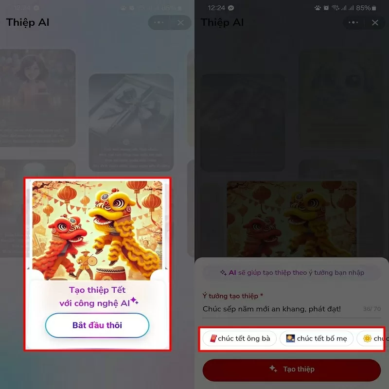 Gửi lời chúc ý nghĩa bằng thiệp Tết AI trên Zalo cực đơn giản Gửi lời chúc ý nghĩa bằng thiệp Tết AI trên Zalo cực đơn giản