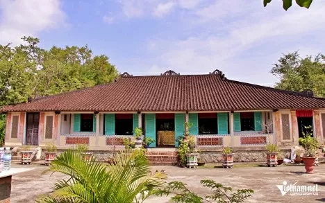 Nhà cổ trăm cột nổi tiếng tại xã Long Hựu Đông, huyện Cần Đước, tỉnh Long An. (Nguồn: Vietnamnet)