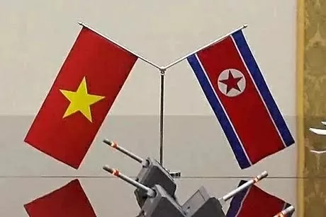 Trao đổi điện mừng nhân kỷ niệm 75 năm thiết lập quan hệ ngoại giao Việt Nam-Triều Tiên