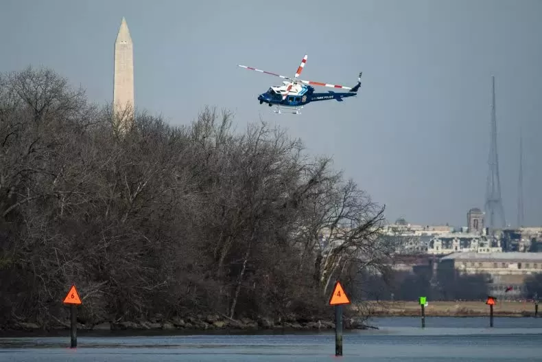 Mỹ hạn chế trực thăng tại Washington sau thảm họa hàng không lịch sử Mỹ hạn chế trực thăng tại Washington sau thảm họa hàng không lịch sử