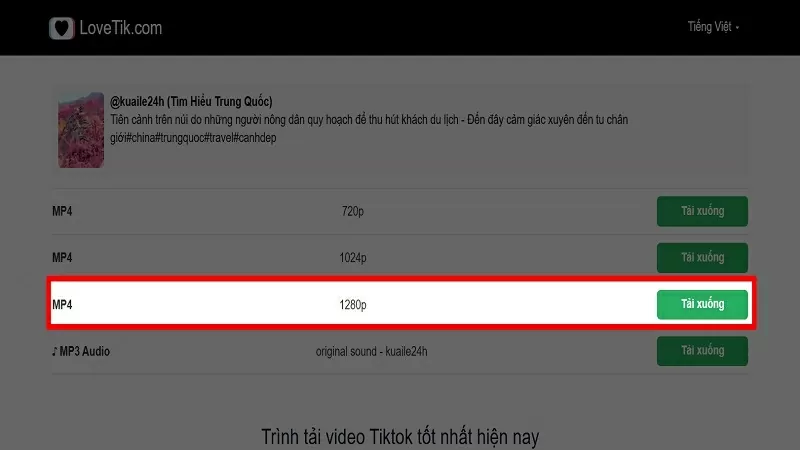 Tải video TikTok không logo về máy tính với vài thao tác đơn giản Tải video TikTok không logo về máy tính với vài thao tác đơn giản