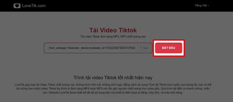 Tải video TikTok không logo về máy tính với vài thao tác đơn giản Tải video TikTok không logo về máy tính với vài thao tác đơn giản