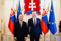 Đại sứ Phạm Trường Giang trình Thư ủy nhiệm lên Tổng thống Slovakia