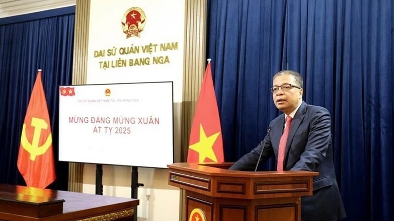 Đại sứ quán Việt Nam tại Liên bang Nga tổ chức Lễ kỷ niệm 95 năm ngày thành lập Đảng Cộng sản Việt Nam