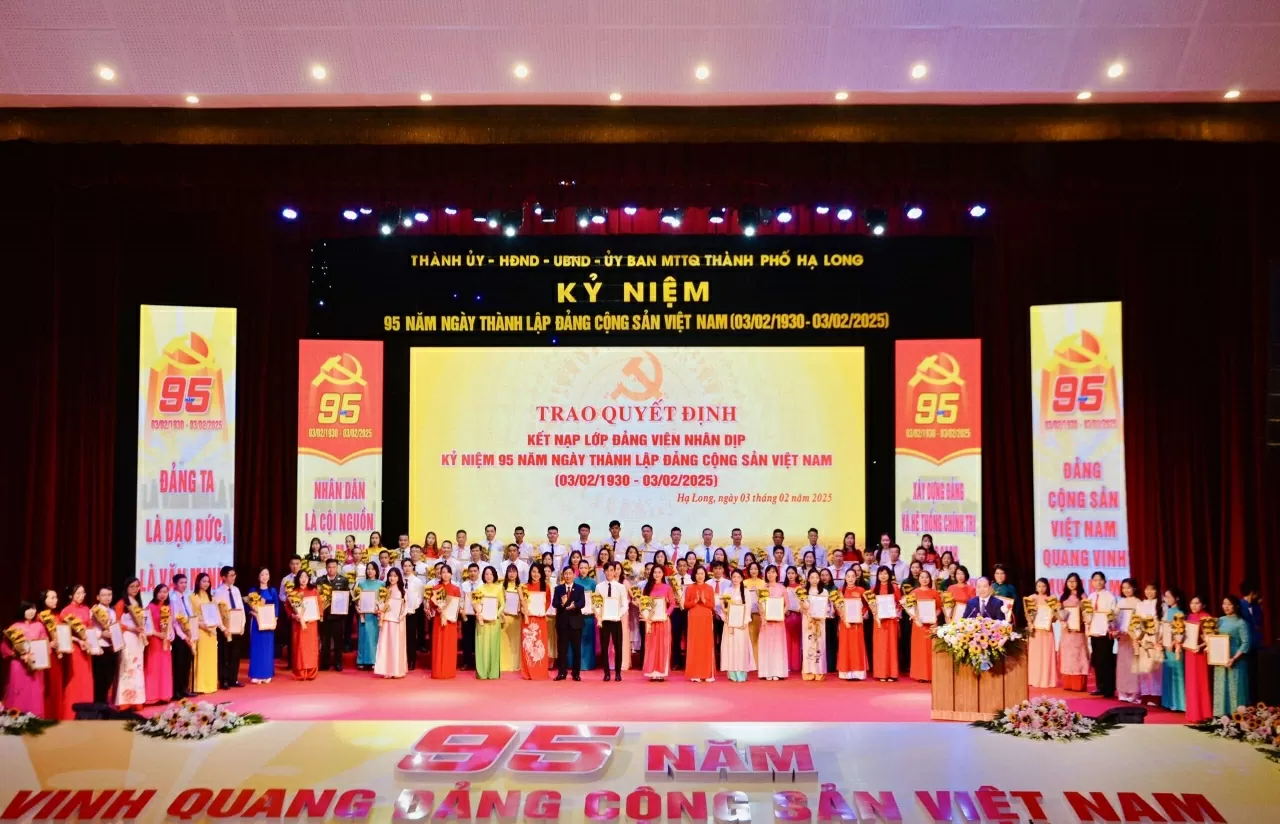 Quảng Ninh: TP. Hạ Long kỷ niệm 95 năm Ngày thành lập Đảng  Cộng sản Việt Nam