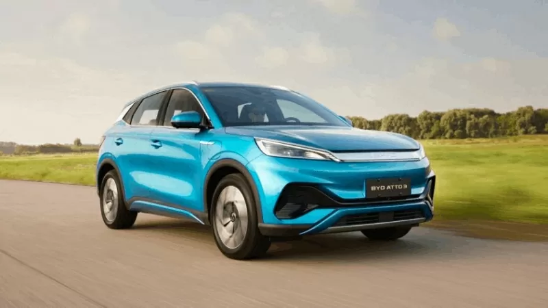BYD Atto 3 2025 lộ diện trên đường phố với thiết kế bắt mắt BYD Atto 3 2025 lộ diện trên đường phố với thiết kế bắt mắt