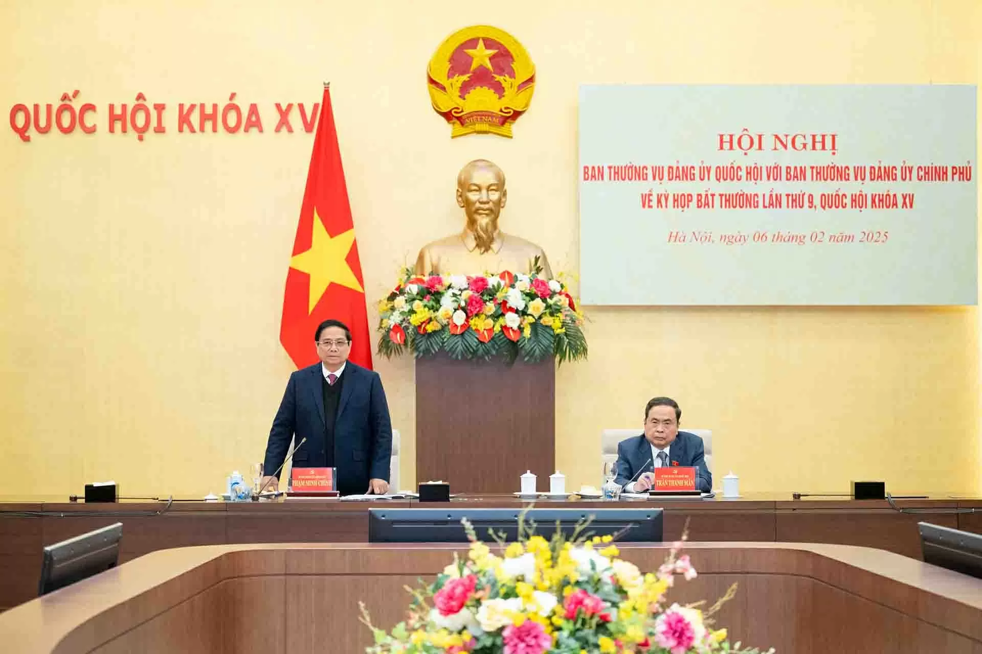 Bảo đảm chất lượng, tiến độ các nội dung trình Quốc hội tại Kỳ họp bất thường lần thứ 9
